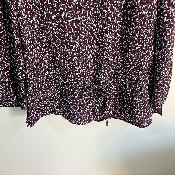 Tory Burch Cloque Drop Waist Silk Blend Tunic Top - Picture 5 of 14